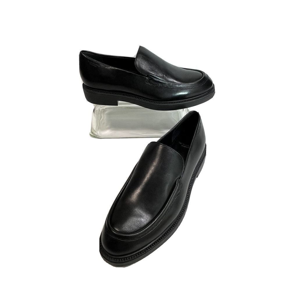 New Vagabond Black Leather Loafer Shoes Size 40‎ EU 10 US Alex Smooth Womens